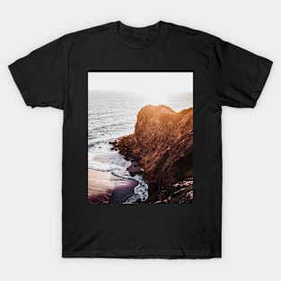 Landscape, Sunset, Nature, Scandinavian art, Modern art, Wall art, Print, Minimalistic, Modern T-Shirt